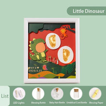 Load image into Gallery viewer, Modeling Clay Foot DIY Baby Photo Frame Slime Handprint Footprints Clay Makers Creativity Gifts Souvenir Newborn Baby Plasticine