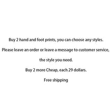 Load image into Gallery viewer, Modeling Clay Foot DIY Baby Photo Frame Slime Handprint Footprints Clay Makers Creativity Gifts Souvenir Newborn Baby Plasticine